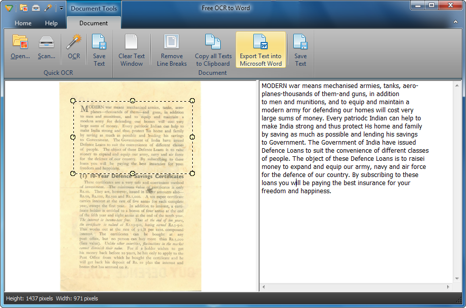 Best Free OCR Software - Free OCR to Word